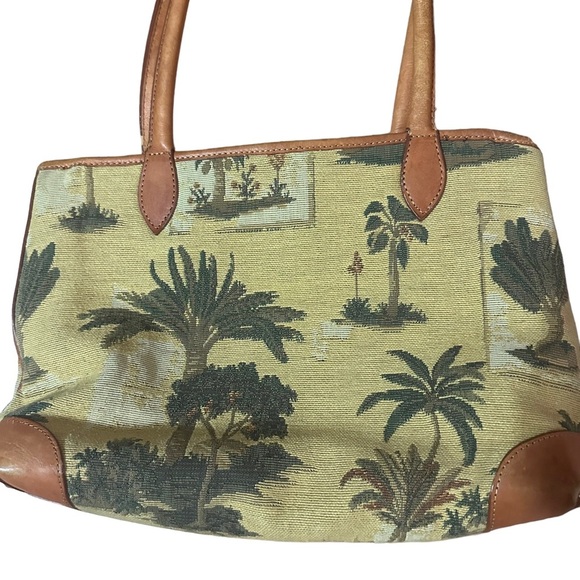 Tommy Bahama Vintage Tropical Canvas Bag - Picture 3 of 6